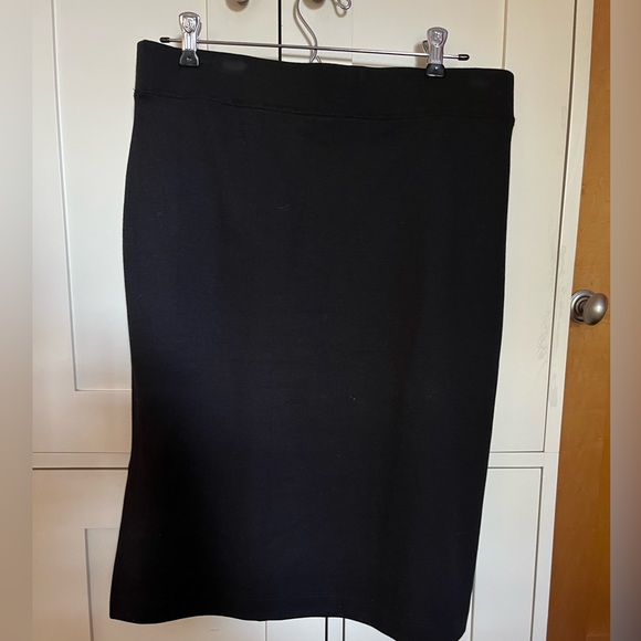 GAP faux leather/jersey pull on skirt size M/P - Picture 2 of 9